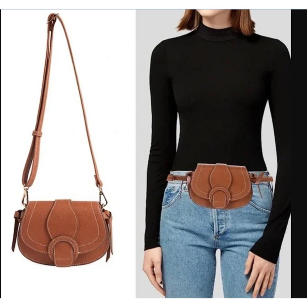 Rachel Zoe Edessi Crossbody / Belt Bag – Cognac Brown – NWT 👜